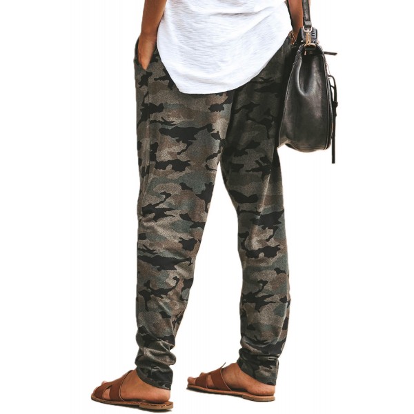 Gray Under The Radar Pocketed Camo Joggers