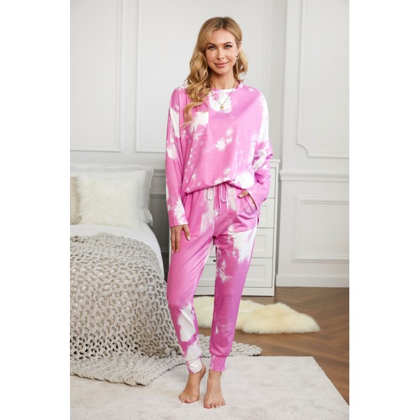 Multicolor Tie-dye Loungewear Set