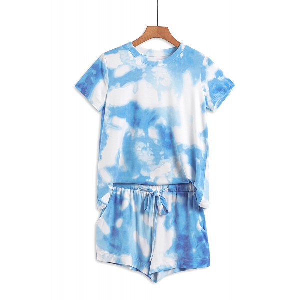 Sky Blue Tie Dye Lounge Set