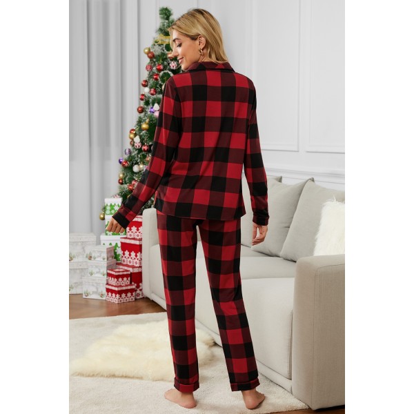 Buffalo Plaid Flannel Bedtime Pajama Set