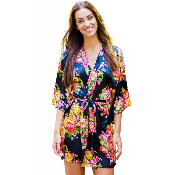 Floral Bundles Robe with Belt