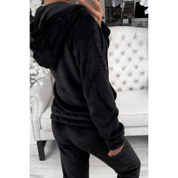 Black Fleece Hoodie and Pants Sportswear