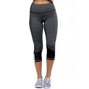 Blue Patch Mesh Accent Charcoal Active C...