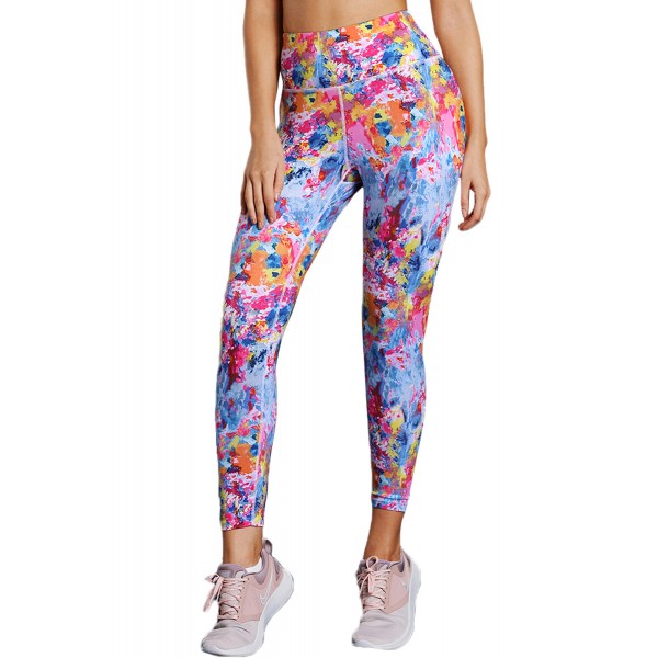 Colorful Tie Dye Print Skintight Yoga Pants