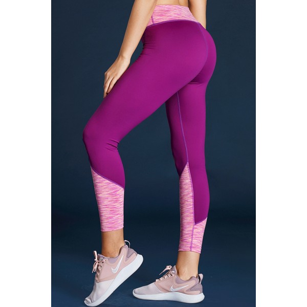 Purple Essential Active Capri Leggings