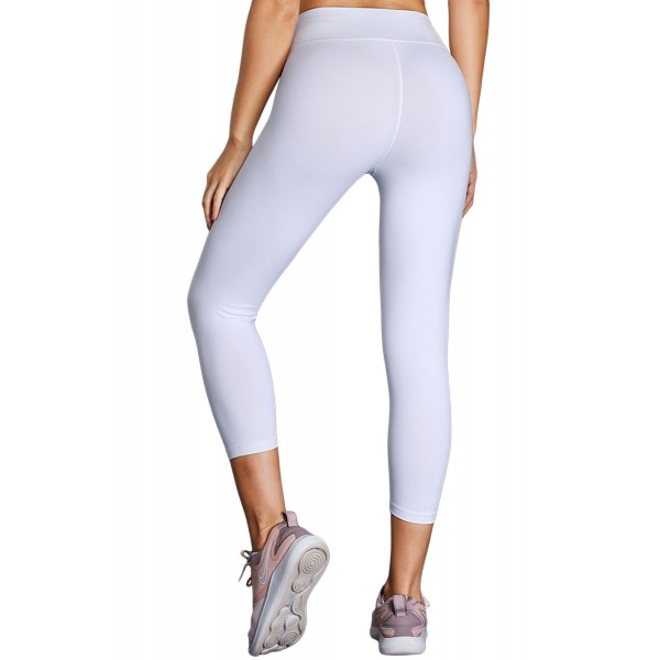 White High Waist Full LengthLeggings