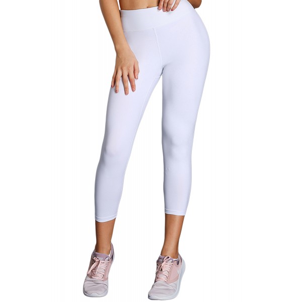 White High Waist Full LengthLeggings